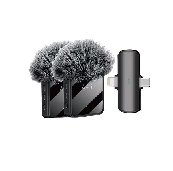2-in-1 Dual Wireless Lavalier Microphone for YouTube, Vlogging &amp; Interviews