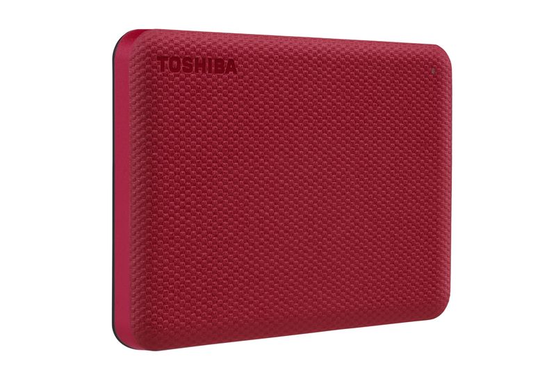Toshiba Canvio Advance 4TB External Hard Drive - Red