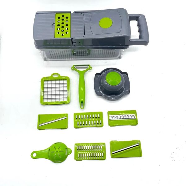 Manual Multi-purpose Vegetable and Onion Chopper Slice with Container