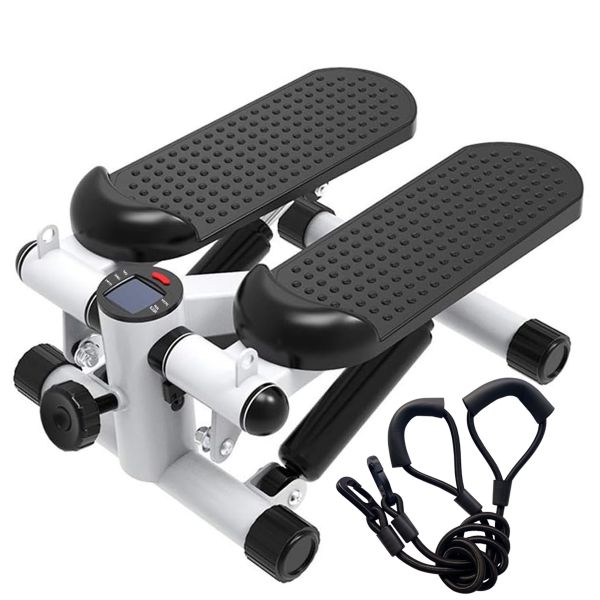 Fitness Exercise Stepper Bike with Resistance Bands 100kg Weight Capacity