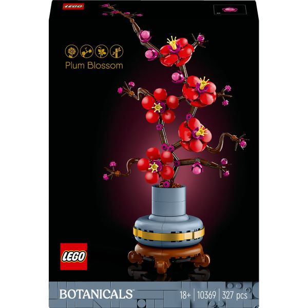 LEGO® Icons Plum Blossom Flower Decor Display Set 10369
