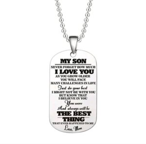 Suteyi HeartLink Stainless Steel Parent-Child Necklace