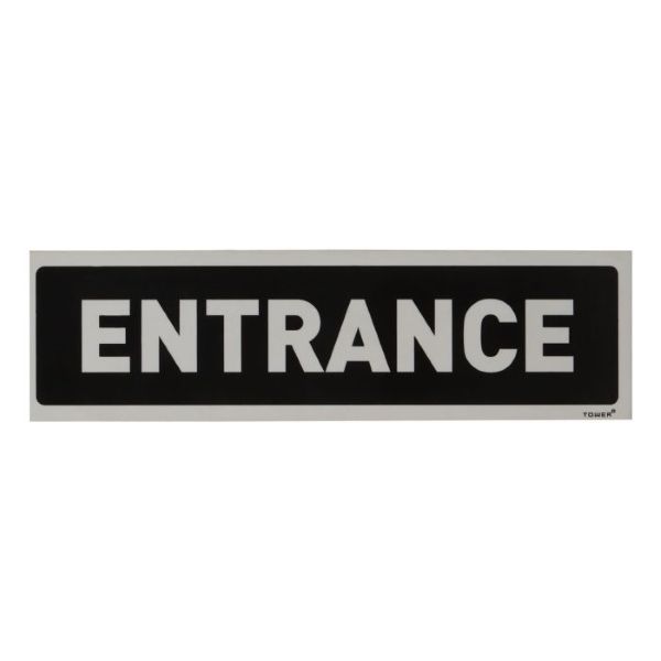 Entrance Adhesive Sign 50 x 195mm