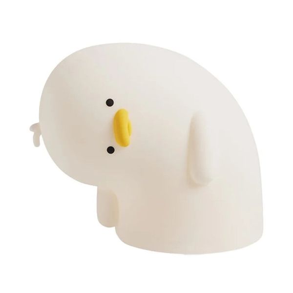 Why Duck Dimmable Silicone Night Light Rechargeable Lamp with Timer