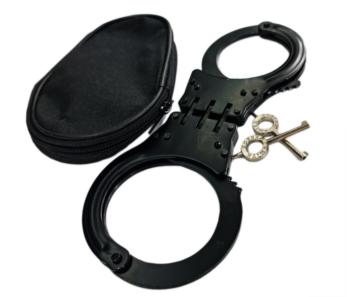 Rigid Dutch Police Styled Metal Handcuffs
