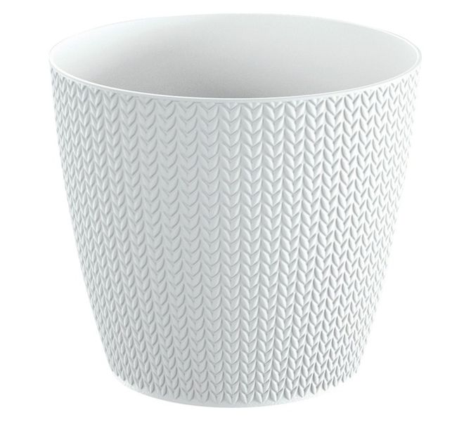 Prosperplast Wheaty Pot - White
