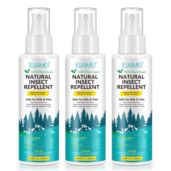 Elaimei Mosquito Repellent Spray 150ml-3 Pack