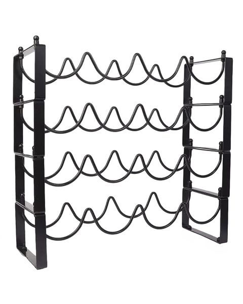 Decorum &amp; Co - NoirWave 4-Tier Wine Rack