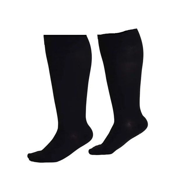 Compression Socks-Knee Height And Width Calf - 20-30mmhgl - Beige