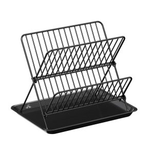 Alanes Dish Drying Rack - Plate Drainer Rack Utensil Storage Rack