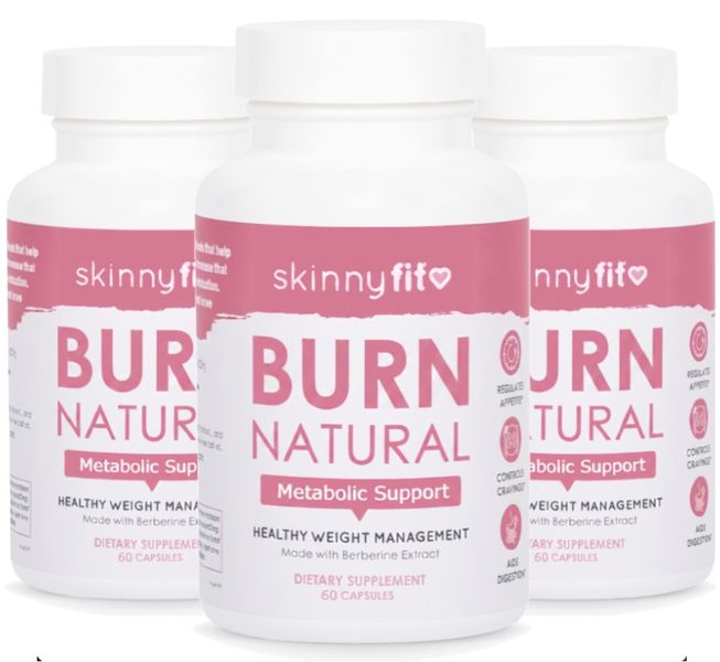 Burn Natural Metabolic &amp; Weight Loss Support (3 Month Value Pack)
