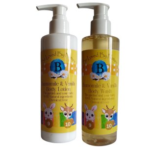 Be Loved by Nature Chamomile &amp; Vanilla Baby Body Bath Combo