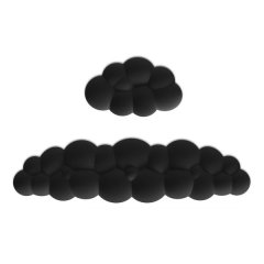 Keyboard Wrist Rest Mouse Wrist Rest for Keyboard Mouse, Black