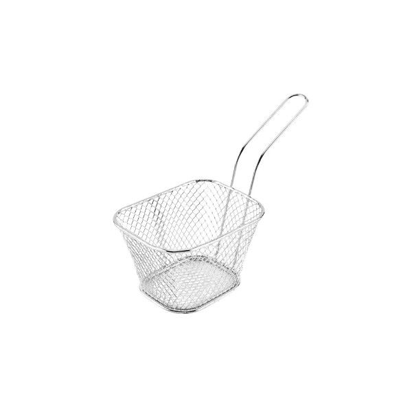 ML - Mini Stainless Steel Chips/Fries Basket -Silver Pack Of 2