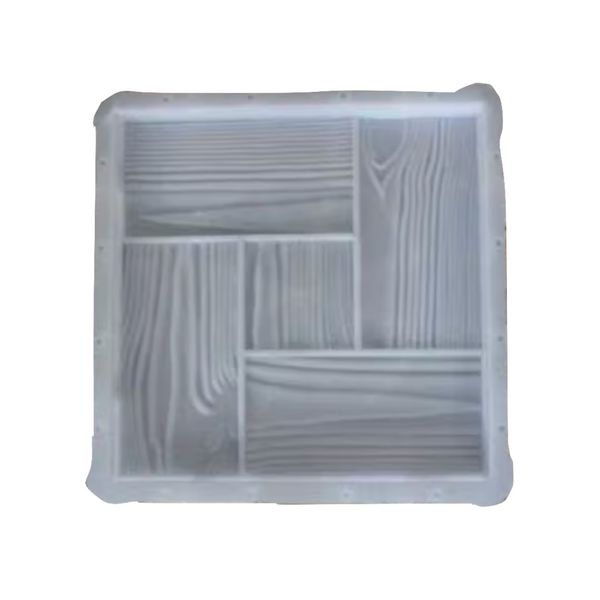 Plastic Path Tile Wooden Pattern Brick Cement Clay Mold - 30cm