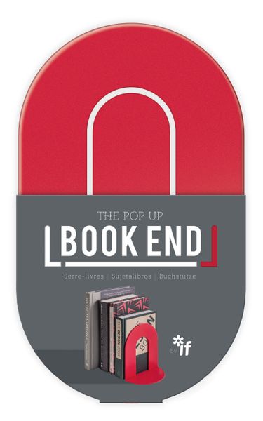 The 'pop-Up' Book End - Red