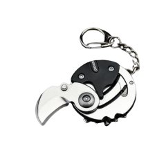 Mini Folding Pocket Knife - EDC Tool, Keychain and Coin Holder, Sharp Blade
