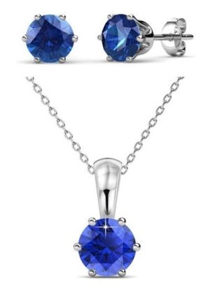 Destiny September Birth Set with Swarovski Crystals
