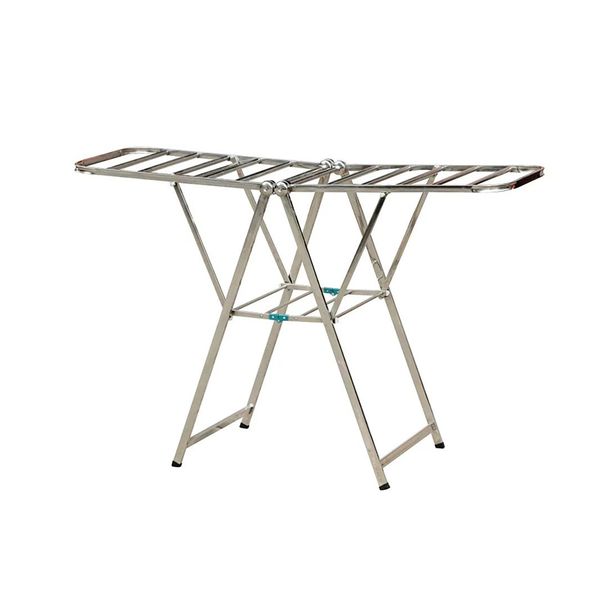 Outdoor Indoor Folding Clothes Drying Rack - Stainless Steel