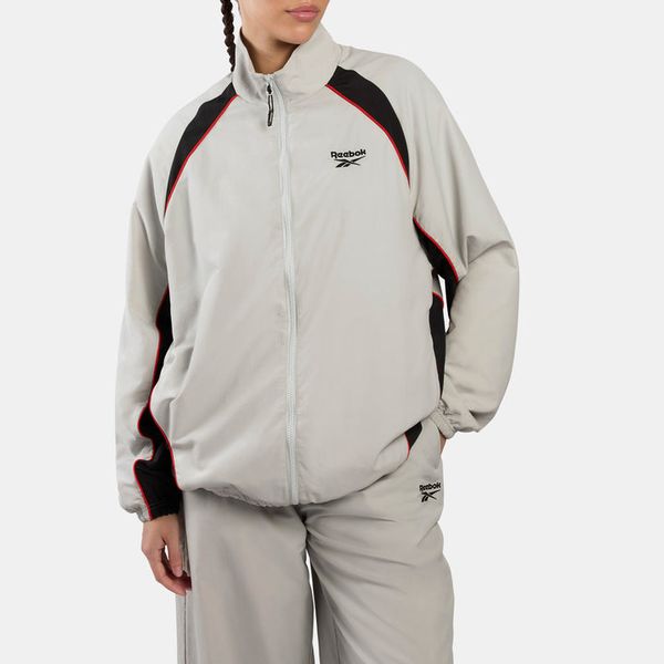 Reebok Women's Street Sport Track Jacket - Grey 1/Black