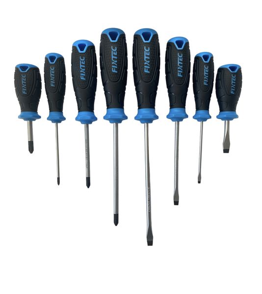 Fixtec 8 Piece Industrial Screwdriver Set