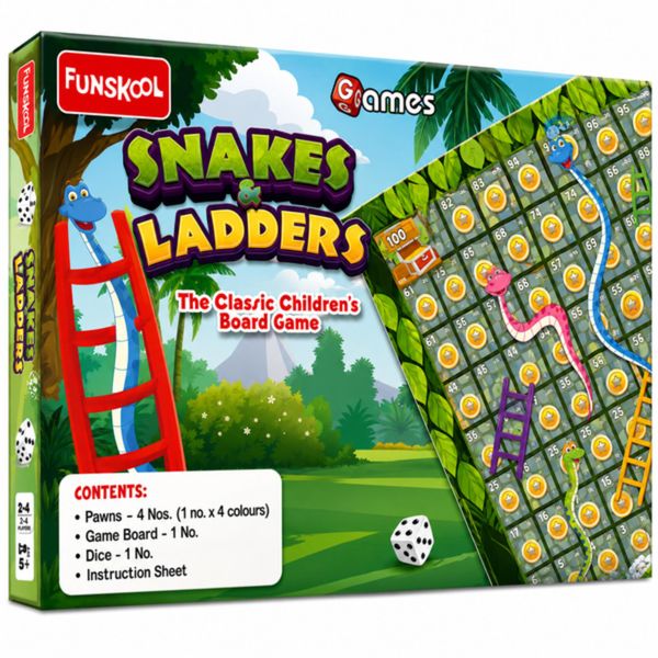Funskool Snakes and Ladders Classic Family Board Game