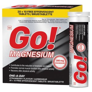 Go! Magnesium Effervescent Tablets Strawberry - 3x10's