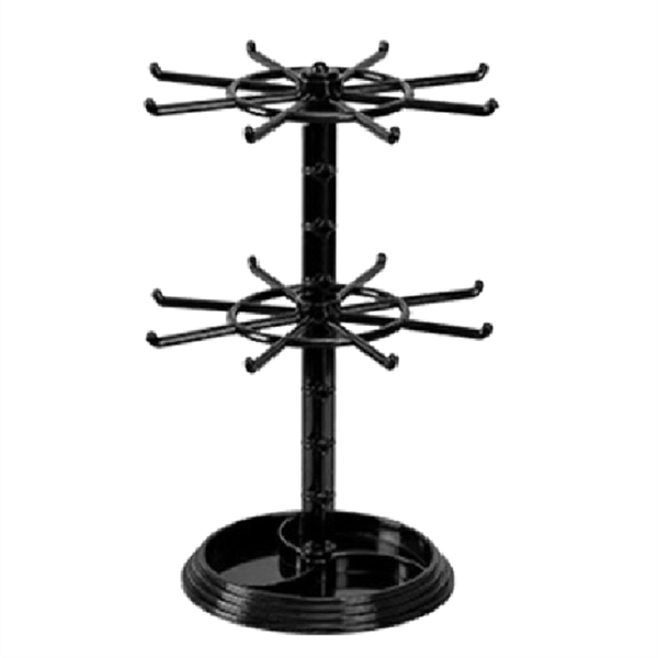 Jewelry Organizer 2 Tier Rotating Jewelry Display Stand