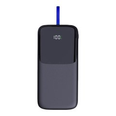 Power Bank 10000mAh PD Fast Charge LCD | USB-C Cable &amp; USB-A Port