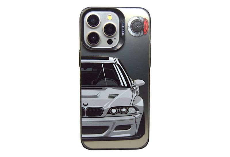 Grey Sedan Sports Car Compatible Mobile Phone Case