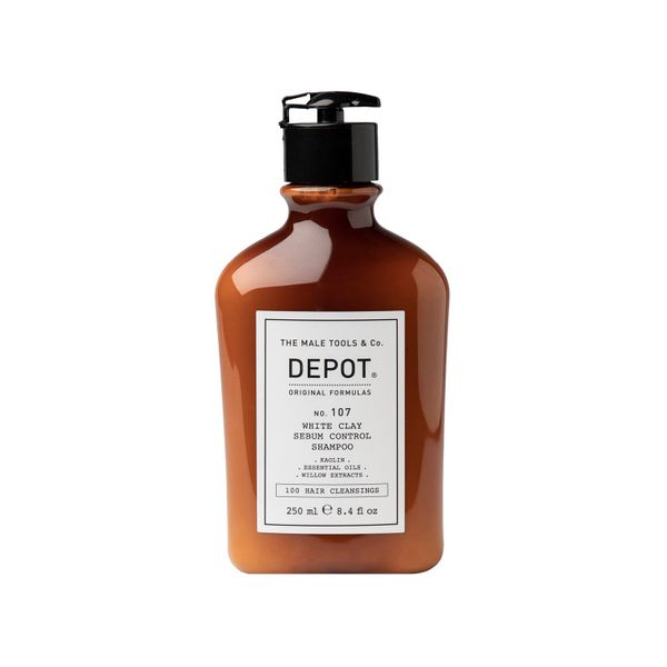 Depot White Clay Sebum Control Shampoo. 250ml