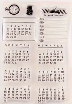 Trocraft Transparent Calendar Stamp
