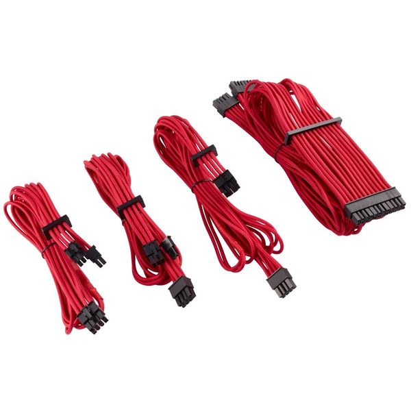 Corsair Individually Sleeved PSU Cables Starter Kit Type 4 Gen 4 - Red