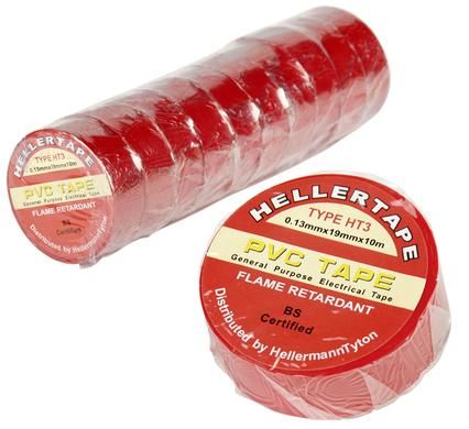 PVC Electrical Insulation Tape 19mmx10m - Red