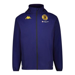 Kappa Men's Kaizer Chiefs Rain Jacket - Blue Astral