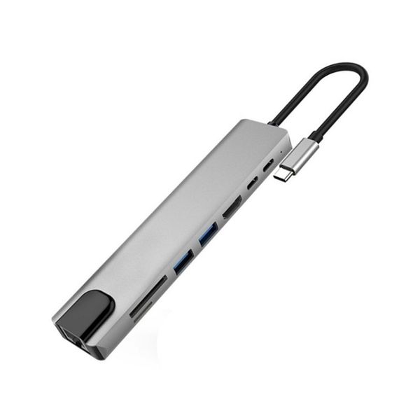 8 in 1 Type-c Docking Station HUB