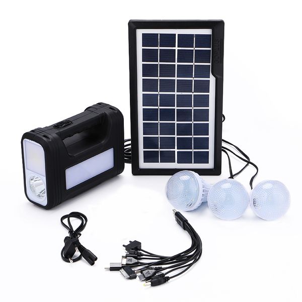 Complete GDlite Portable Solar Charged Light System