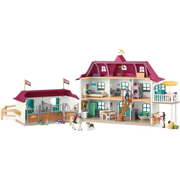 Schleich Horse Club - Lakeside Country House and Stable Set - 179 Pieces