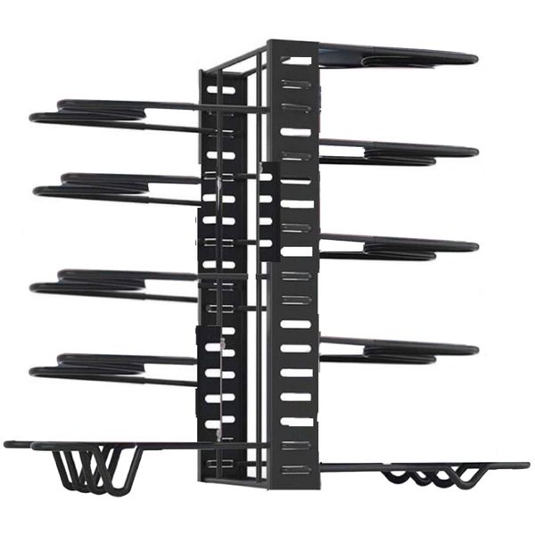 Kitchen 8 Tier Pots &amp; Pans Organiser Drainer Rack Holder (54x41cm)