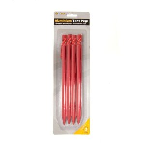 Oztrail Anodized Aluminium Peg Set -23cm (4 Pack)