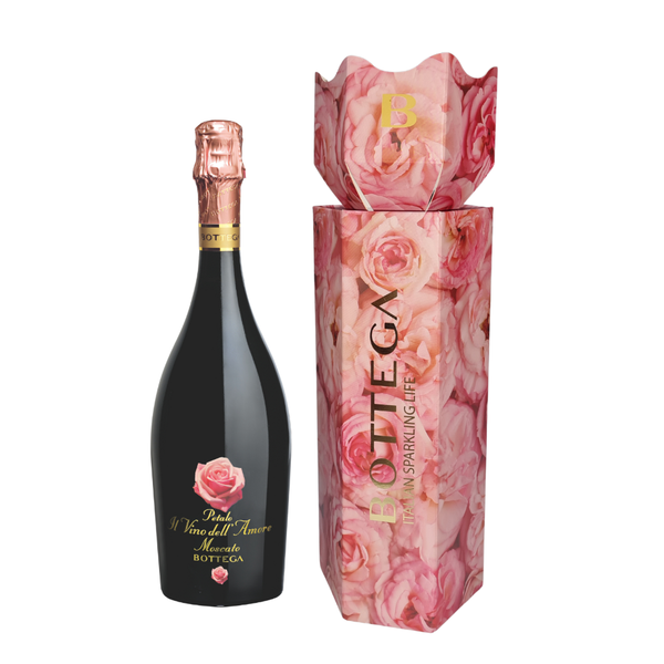Bottega Vino Del Amore 750ml in Xmas Cracker Gift Pack