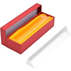 Optical Glass Triangular Prism for Teaching Science Light Spectrum Physics