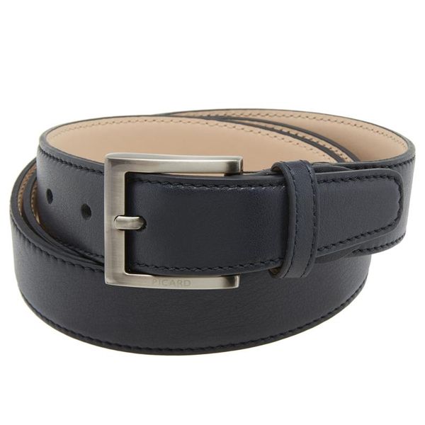 Picard 4447 Leather Belt - Ocean Blue