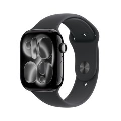 Apple Watch Series 11 GPS 46mm Jet Blck Aluminium Case with Blck Sport Band