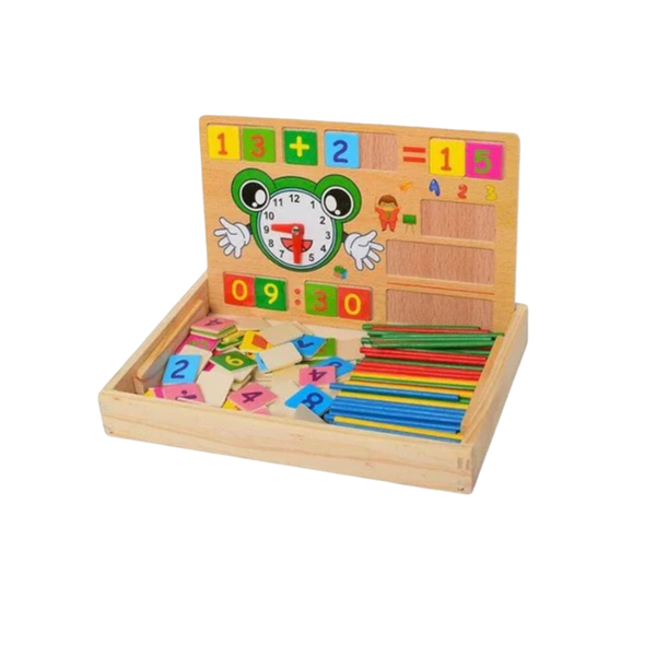 Multifunctional Educational Learning Box - Math Time and Creativity Toy