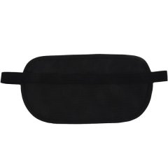 New Travel Waist Pouch for Passport Money Hidden Wallet Black