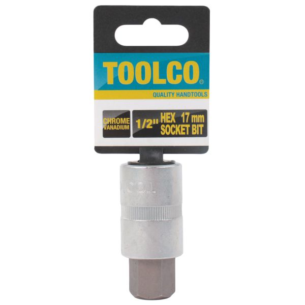 Toolco Hex Socket - 1/2 Inch Drive (17mm)
