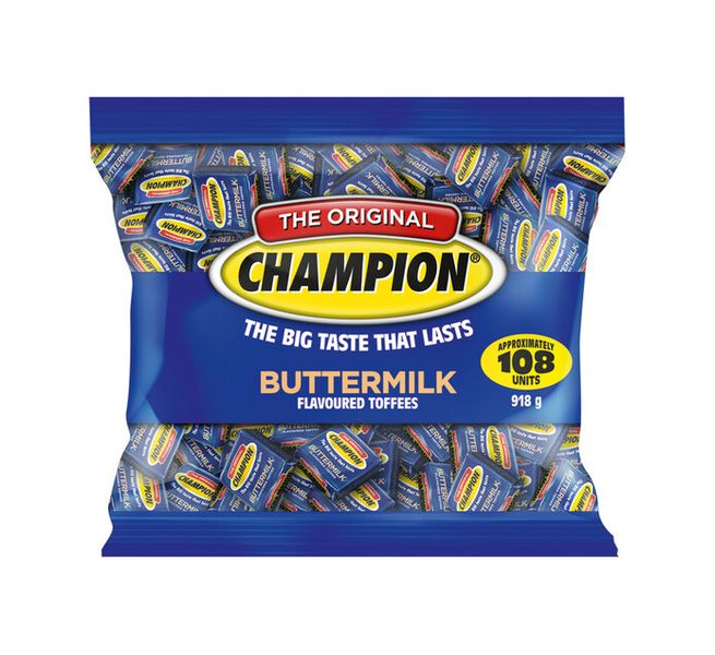 Champion Toffees Buttermilk 918g - Soft Chewy Candies