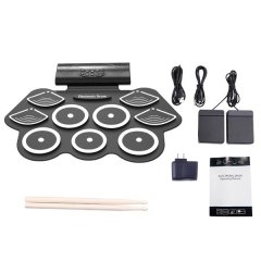 Portable MIDI Roll Up Electronic Drum Kit