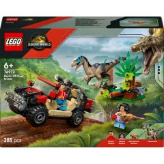 LEGO® Jurassic World Raptor Off-Road Escape Velociraptor Toy Dinosaur 76972